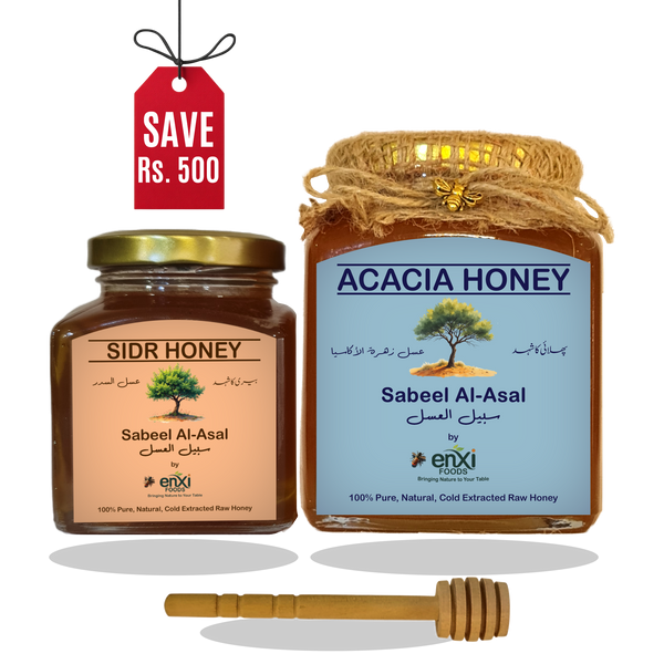 Pure Pairing Deal - Acacia 500g + Sidr 250g (Save Rs. 500)